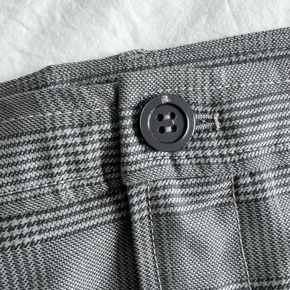 GANNI plaid mini skirt with rhinestone trim - Picture 5 of 6